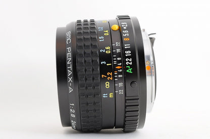 [Mint Caps] Pentax SMC Pentax-A 24mm f/2.8 Wide MF Lens Pentax K Mount Japan