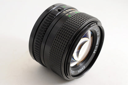 [Mint w/ Caps] Canon New FD NFD 50mm f1.4 Fast MF Standard Prime Lens Japan