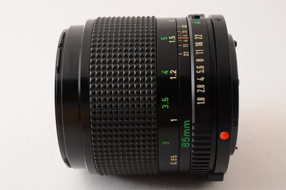 [MINT] Canon New FD nFD 85mm f/1.8 Fast Telephoto MF Lens Canon FD From Japan