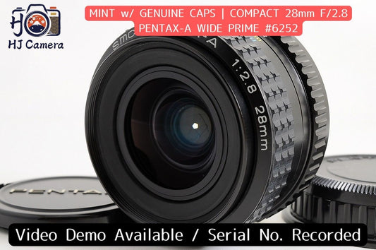[Mint] Pentax SMC Pentax-A 28mm f/2.8 Wide MF Lens Pentax K Mount Japan