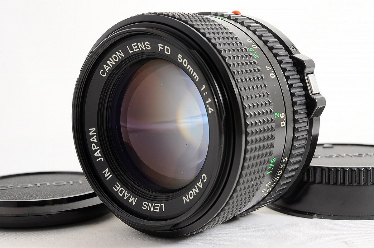 [Top Mint w/ Caps] Canon New FD nFD 50mm f1.4 Fast MF Standard Prime Lens Japan