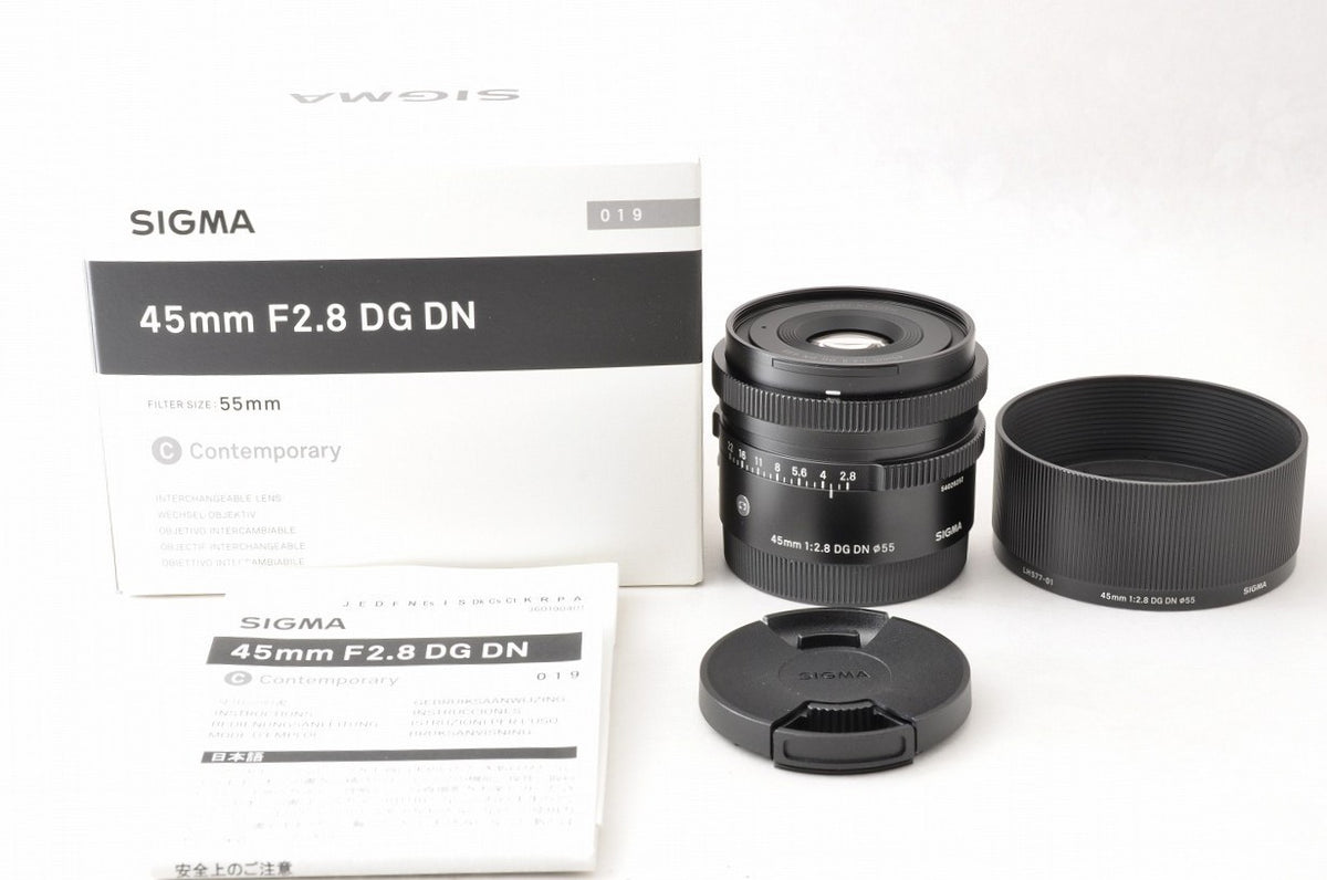 [UNUSED TOP MINT] Sigma 45mm f/2.8 DG DN Contemporary Lens Sony E Mount Japan