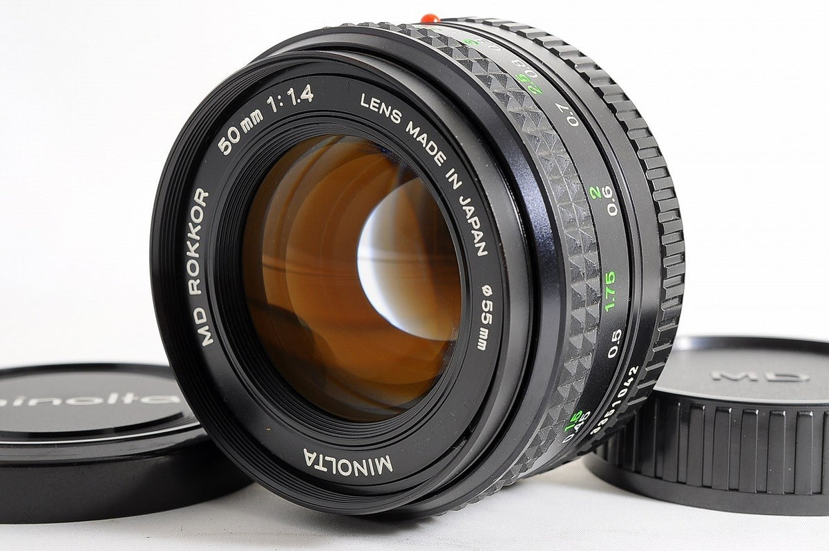 [Top Mint Caps] Minolta MD Rokkor 50mm f/1.4 Fast MF Lens Minolta MD Mount Japan