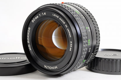 [Top Mint Caps] Minolta MD Rokkor 50mm f/1.4 Fast MF Lens Minolta MD Mount Japan