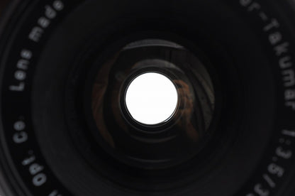 [NEAR MINT+] Pentax Super Takumar 35mm f/3.5 Wide MF M42 Screw Mount Lens Japan