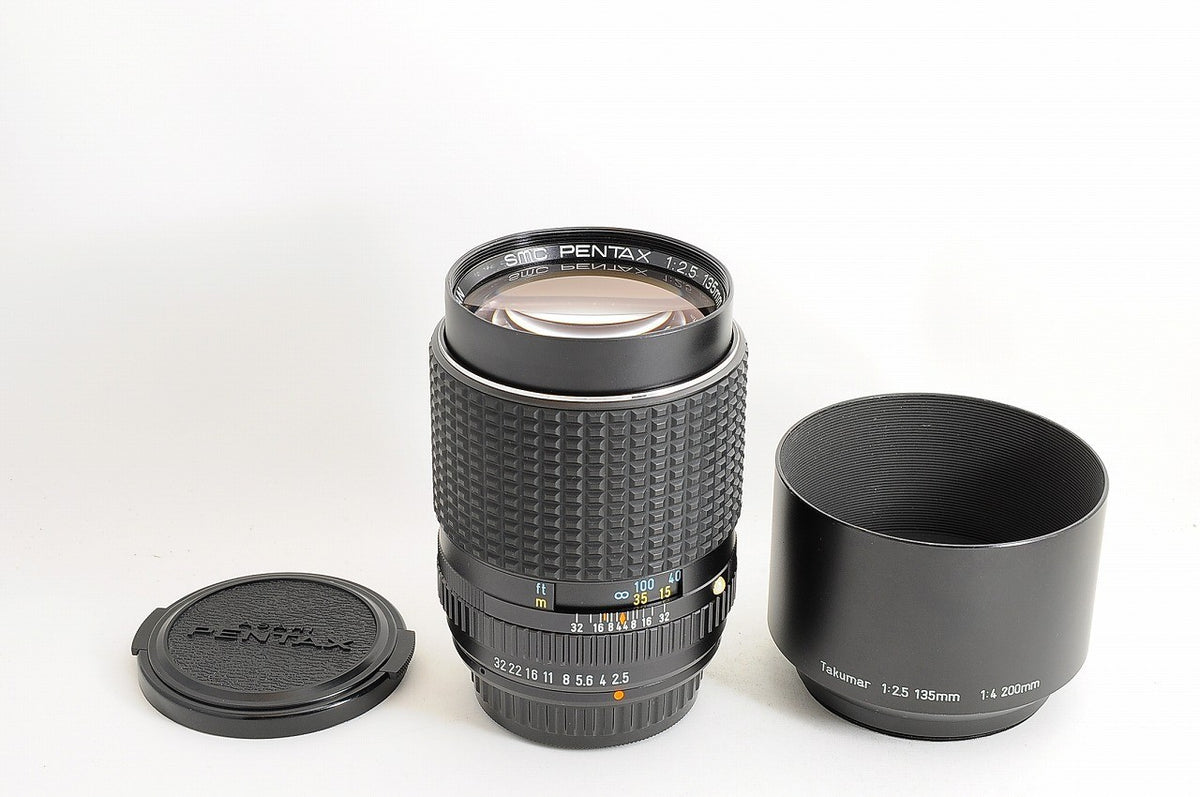 [Near Mint Hood] Pentax SMC Pentax 135mm f/2.5 Fast Telephoto MF Pentax K Japan