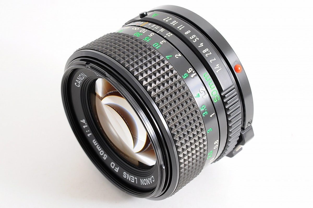 [Super Rare Unused] Canon New FD nFD 50mm f1.4 Lens BS-52 Hood In Box From Japan
