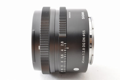 [UNUSED TOP MINT] Sigma 45mm f/2.8 DG DN Contemporary Lens Sony E Mount Japan