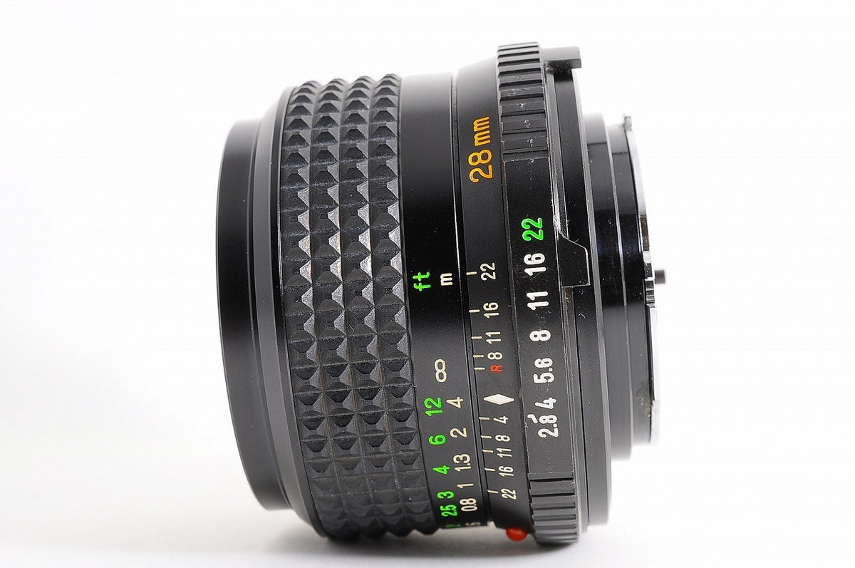 [Mint w/ Caps] Minolta MD W.Rokkor 28mm f2.8 MF Wide Angle Prime Lens Japan