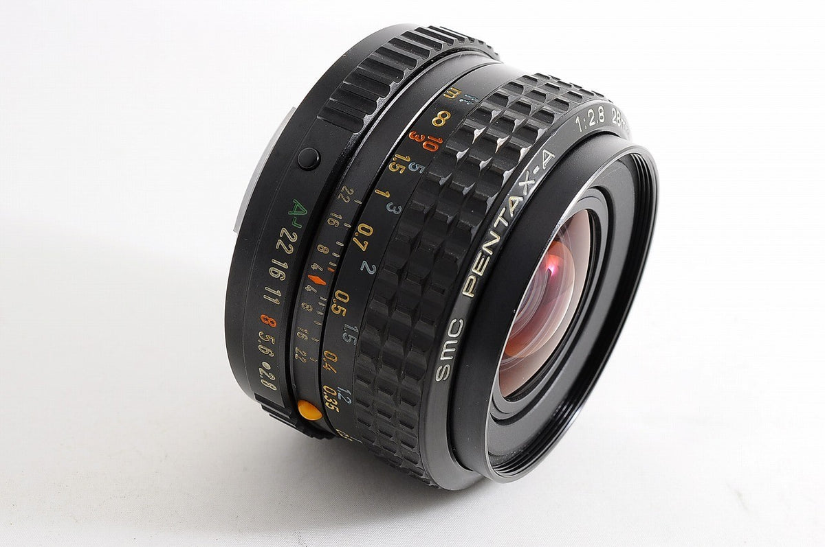 [Mint w/ Caps] SMC Pentax A 28mm f2.8 MF Wide Angle Prime Lens K Mount Japan