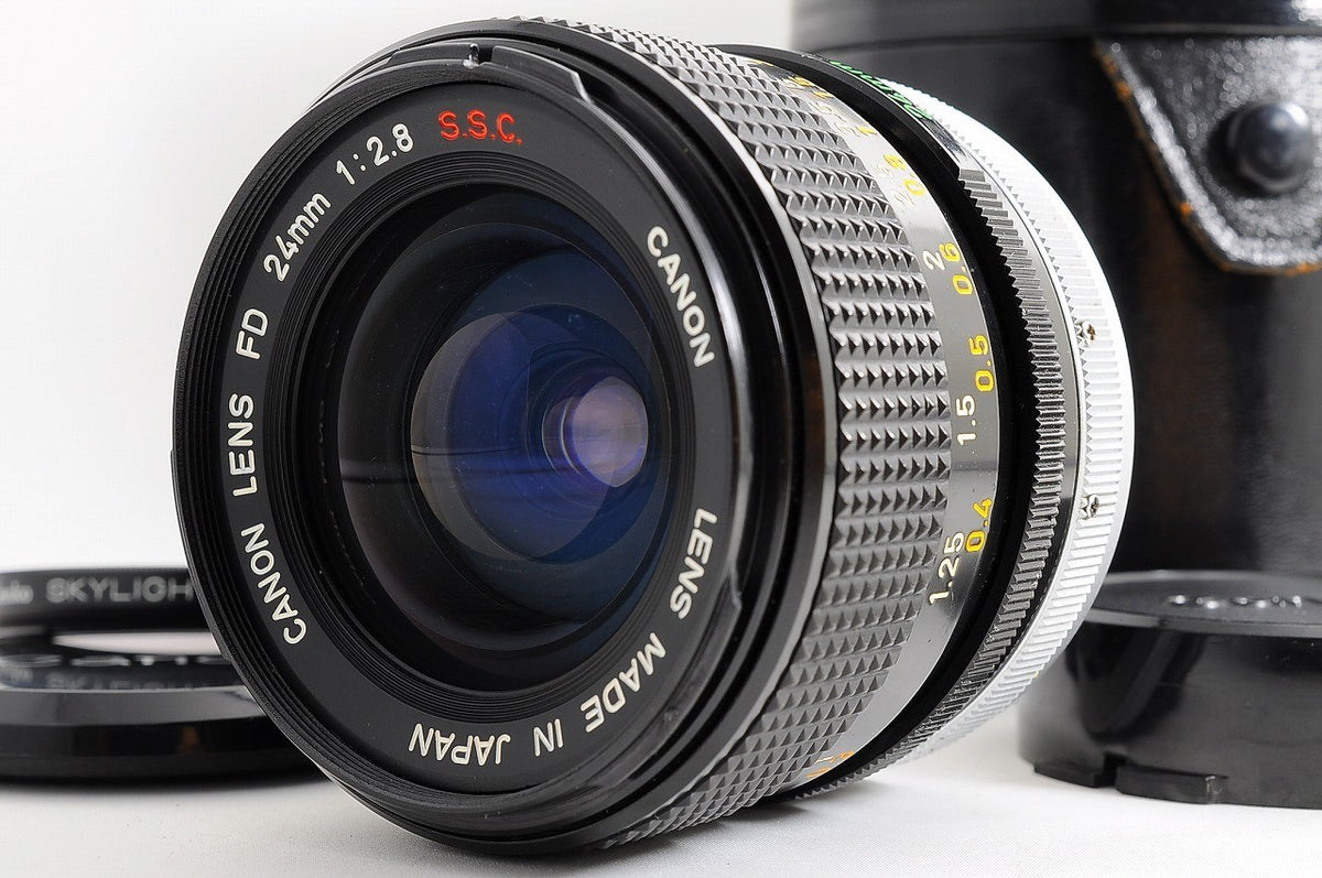 [Near Mint+ w/Case Filter] Canon FD 24mm f2.8 SSC MF Wide Angle Prime Lens Japan