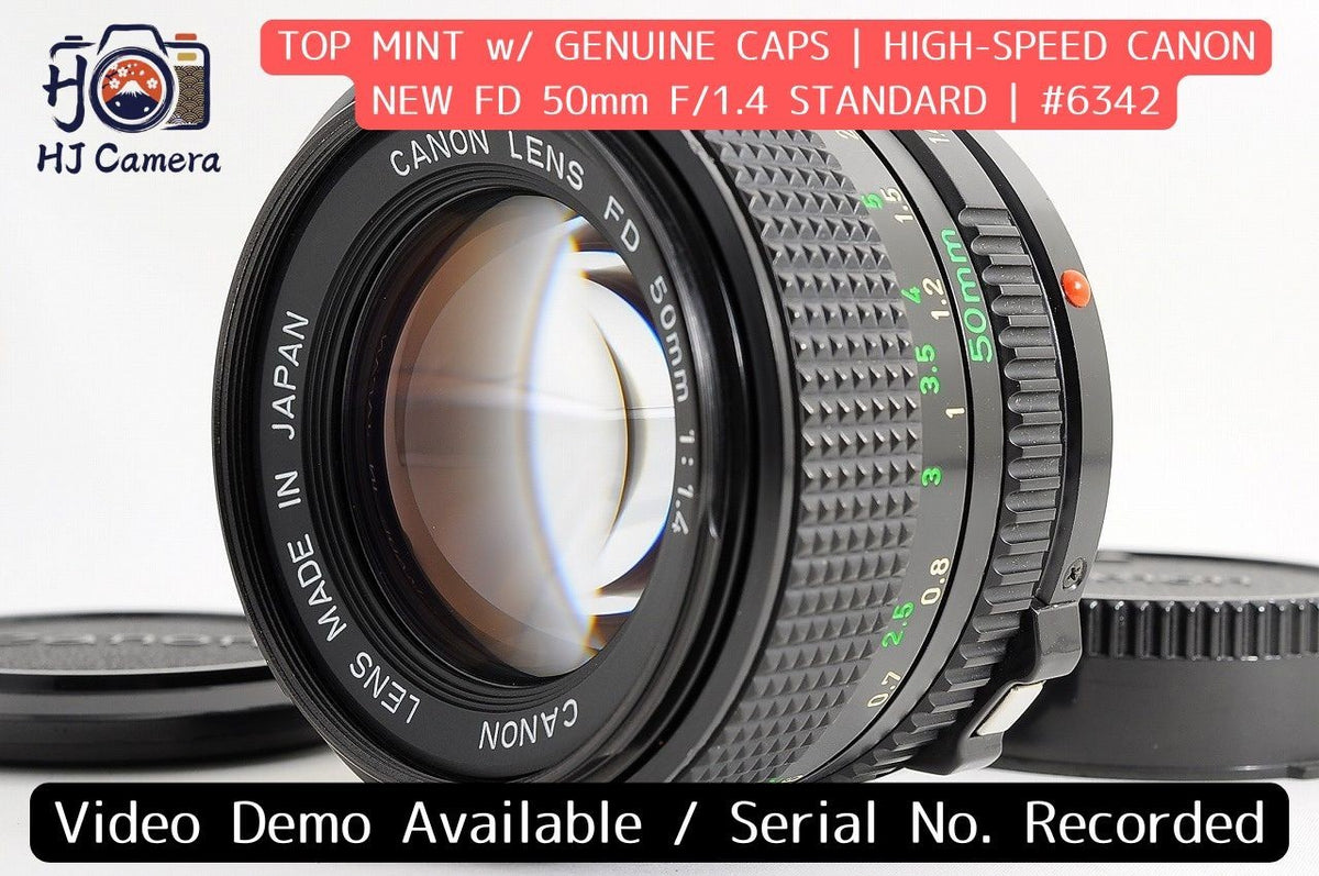 [Top Mint] Canon New FD nFD 50mm f/1.4 Fast MF Lens Canon FD Mount Japan