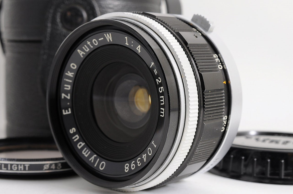 [Mint Case Filter] Olympus Pen F E.Zuiko Auto-W 25mm f/4 Wide MF Pen F Japan