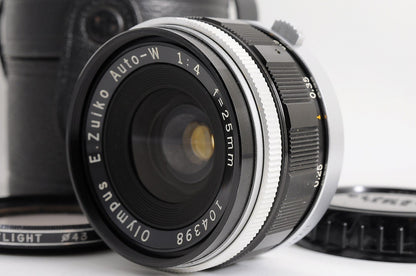 [Mint Case Filter] Olympus Pen F E.Zuiko Auto-W 25mm f/4 Wide MF Pen F Japan