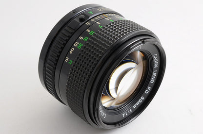 [Mint] Canon New FD nFD 50mm f/1.4 Fast MF Lens Canon FD Mount From Japan