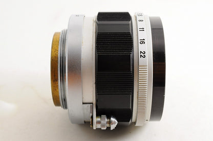 [Mint w/Hood Adapter Caps] Canon 50mm f1.4 L39 LTM Rangefinder MF Lens Japan