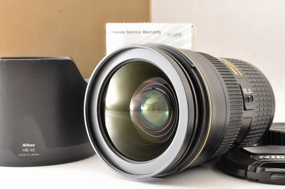 [TOP MINT Boxed] Nikon AF-S Nikkor 24-70mm f/2.8G ED N Lens HB-40 Hood Japan