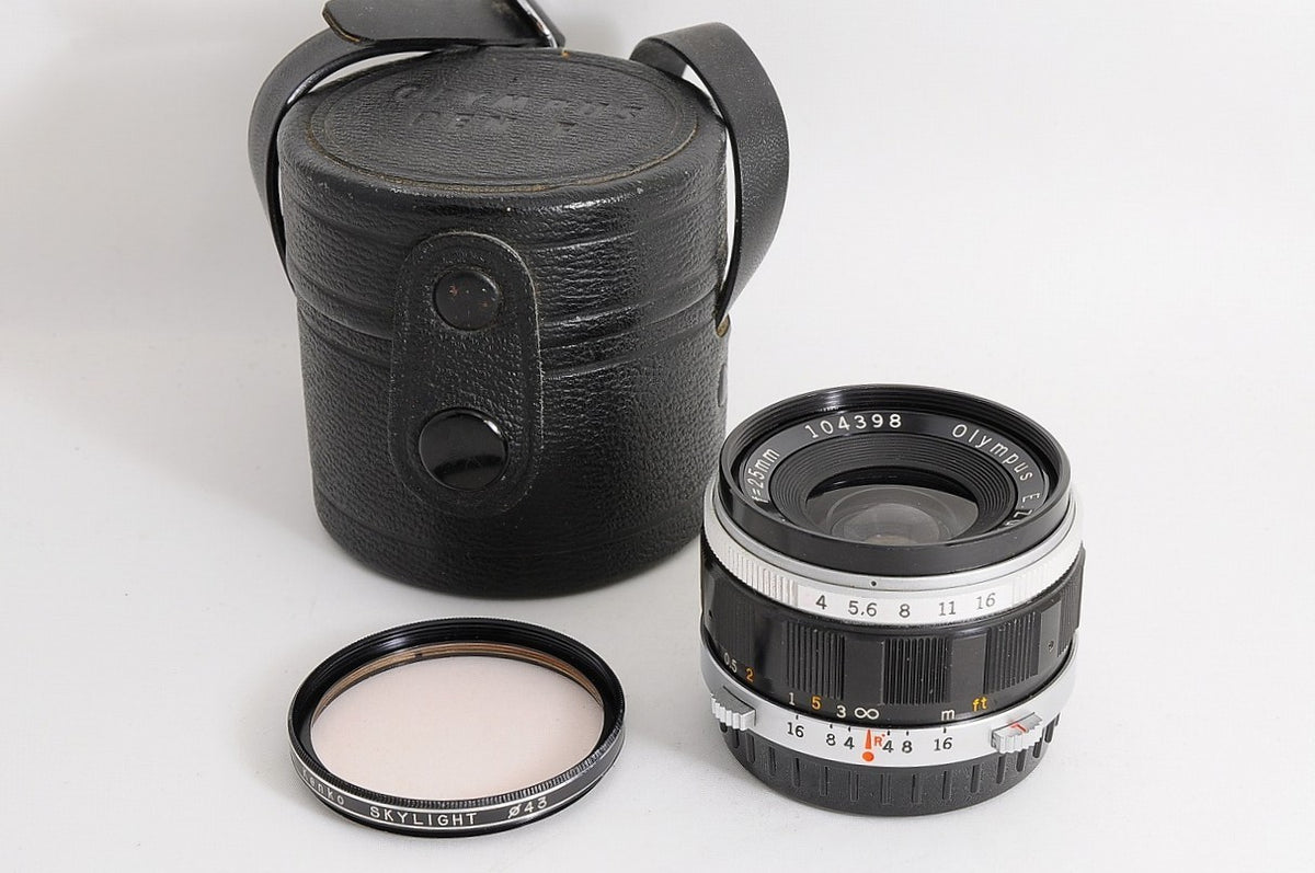 [Mint Case Filter] Olympus Pen F E.Zuiko Auto-W 25mm f/4 Wide MF Pen F Japan