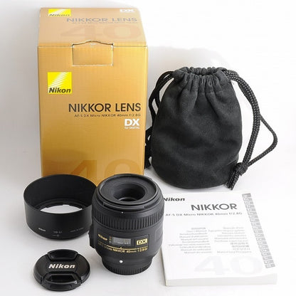 [TOP MINT] Nikon AF-S DX Micro Nikkor 40mm f/2.8G 1:1 Macro Lens Nikon F Japan