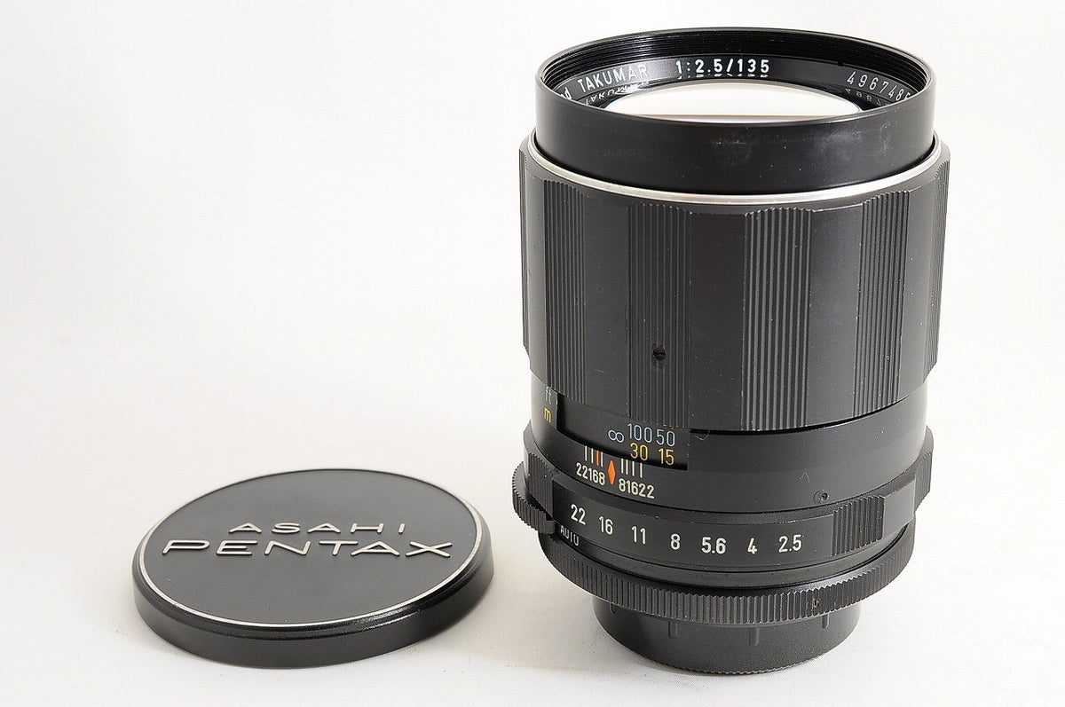 [Mint w/ Caps] Pentax Super Multi Coated Takumar 135mm f2.5 MF Lens M42 Japan