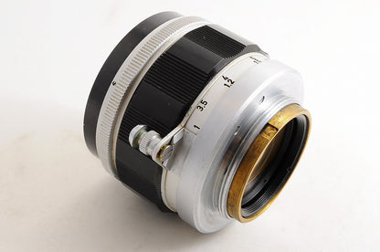 [Mint w/Hood Adapter Caps] Canon 50mm f1.4 L39 LTM Rangefinder MF Lens Japan