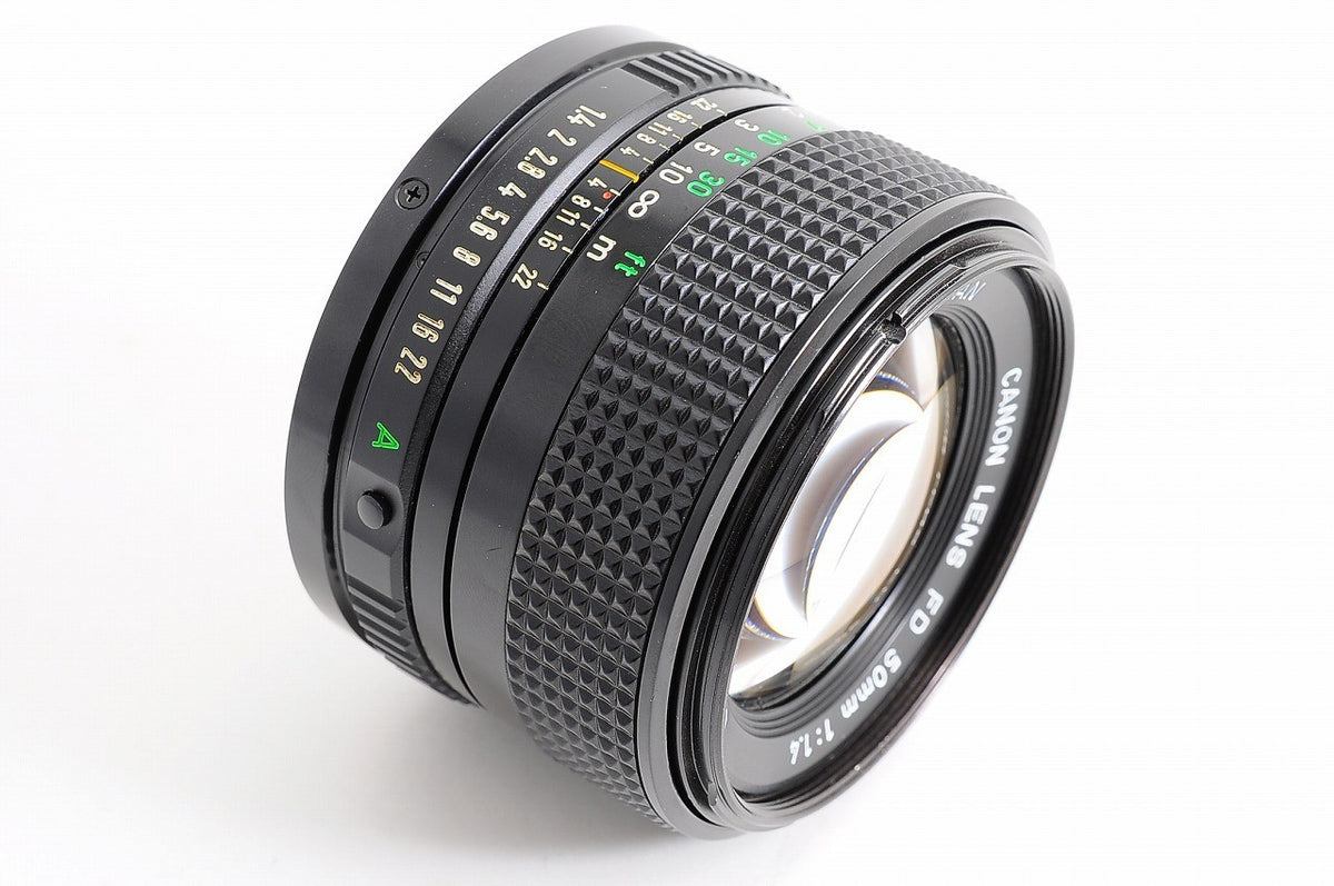 [Top Mint] Canon New FD nFD 50mm f/1.4 Fast MF Lens 1980 Olympic Cap Japan
