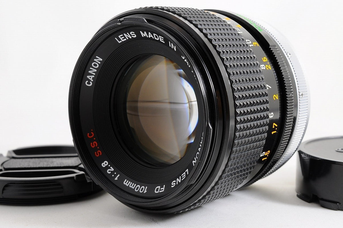[Near Mint+ w/ Caps] Canon FD 100mm f2.8 SSC MF Telephoto Prime Lens Japan