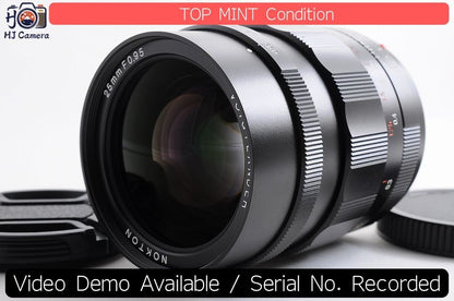 [TOP MINT] Voigtlander Nokton 25mm f/0.95 Fast MF Lens Micro Four Thirds Japan