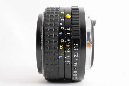 [Top Mint] Pentax SMC Pentax-A 50mm f/1.4 Fast MF Lens Pentax K Mount Japan