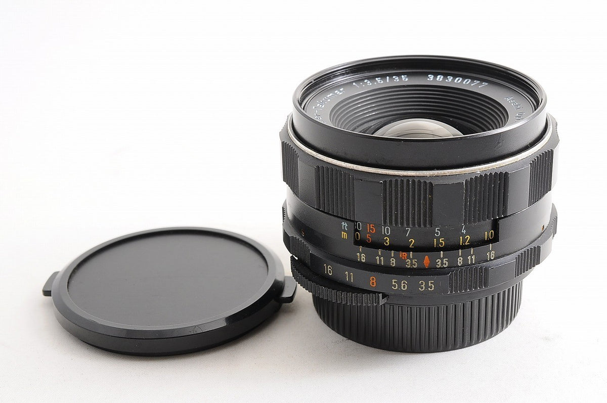 [NEAR MINT+] Pentax Super Takumar 35mm f/3.5 Wide MF M42 Screw Mount Lens Japan