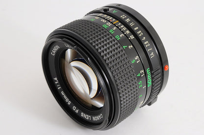 [TOP MINT BS-52] Canon New FD nFD 50mm f/1.4 Fast MF Lens Canon FD Mount Japan