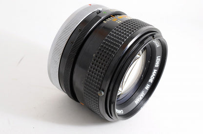 [Exc+ O-Mark] Canon FD 50mm f1.4 S.S.C. SSC Fast MF Standard Prime Lens Japan