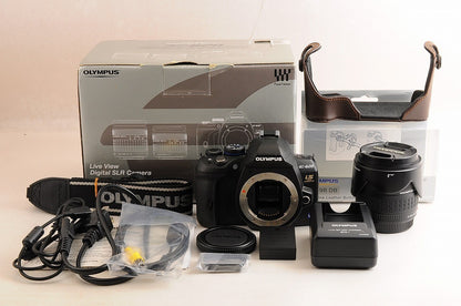 [Top Mint Boxed] Olympus E-620 DSLR 14-42mm Lens Kit Leather Case CS-9B Japan