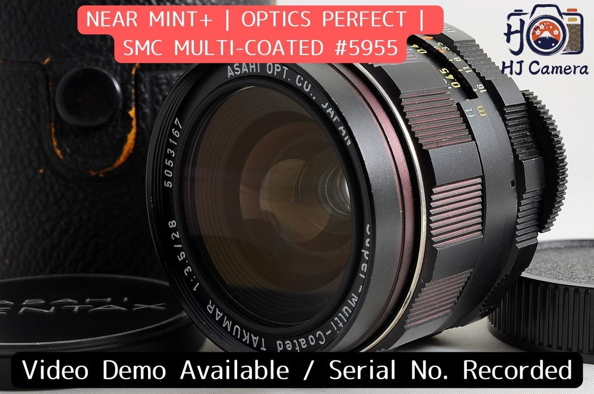 [NEAR MINT+ Case] Pentax SMC Takumar 28mm f/3.5 Wide MF Lens M42 Screw Japan