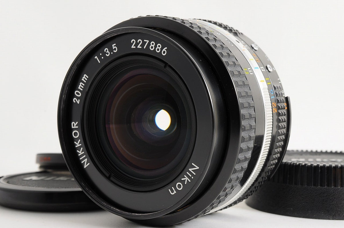 [TOP MINT] Nikon AI-S AIS Nikkor 20mm f/3.5 Ultra-Wide MF Lens Nikon F Japan
