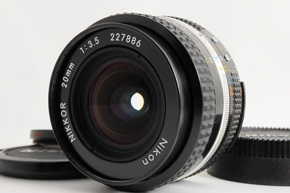 [TOP MINT] Nikon AI-S AIS Nikkor 20mm f/3.5 Ultra-Wide MF Lens Nikon F Japan