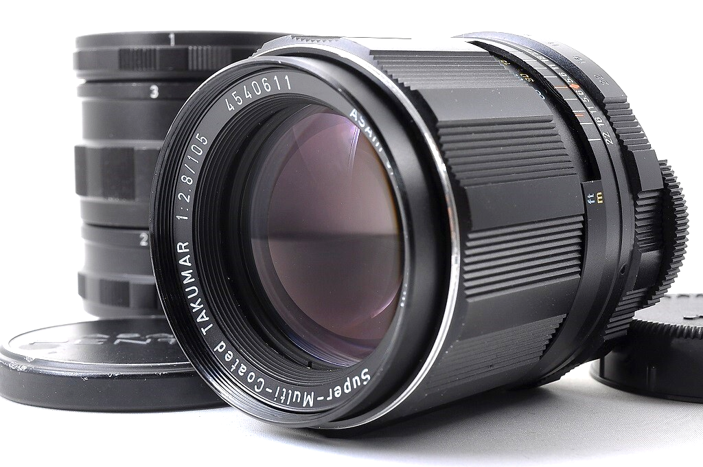 [NEAR MINT+] Pentax SMC Takumar 105mm f/2.8 Telephoto MF Lens M42 Tube Japan