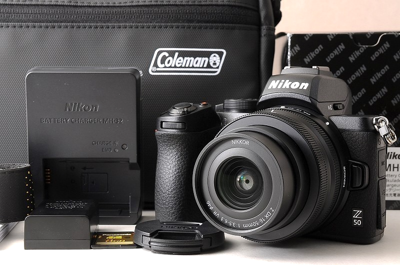[Top Mint 900 SC] Nikon Z50 Mirrorless Camera 16-50mm VR Lens Kit Bag Japan