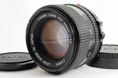 [Near Mint+ w/ Caps] Canon New FD NFD 50mm f1.4 Fast MF Standard Prime Lens Jp