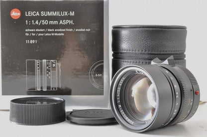 [Almost Unused Boxed] Leica Summilux-M 50mm f/1.4 ASPH. 11891 M Mount Lens Japan