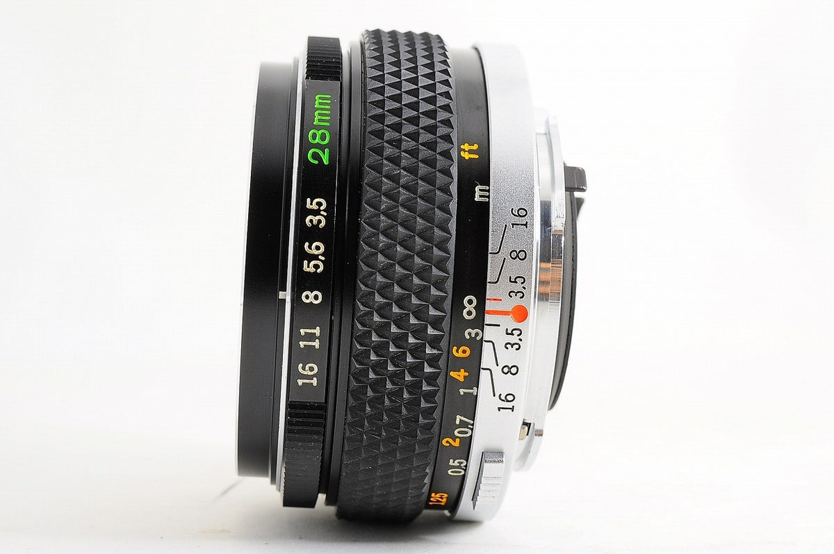 [Near Mint+ w/Filter Caps] Olympus OM-System G.Zuiko Auto-W 28mm f3.5 MF Lens Jp