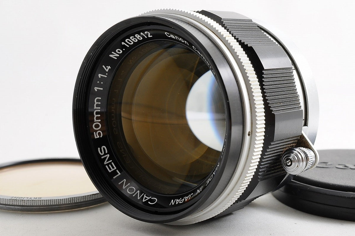 [MINT w/ Filter] Canon 50mm f/1.4 Fast MF Lens Leica L39 LTM Screw Mount Japan