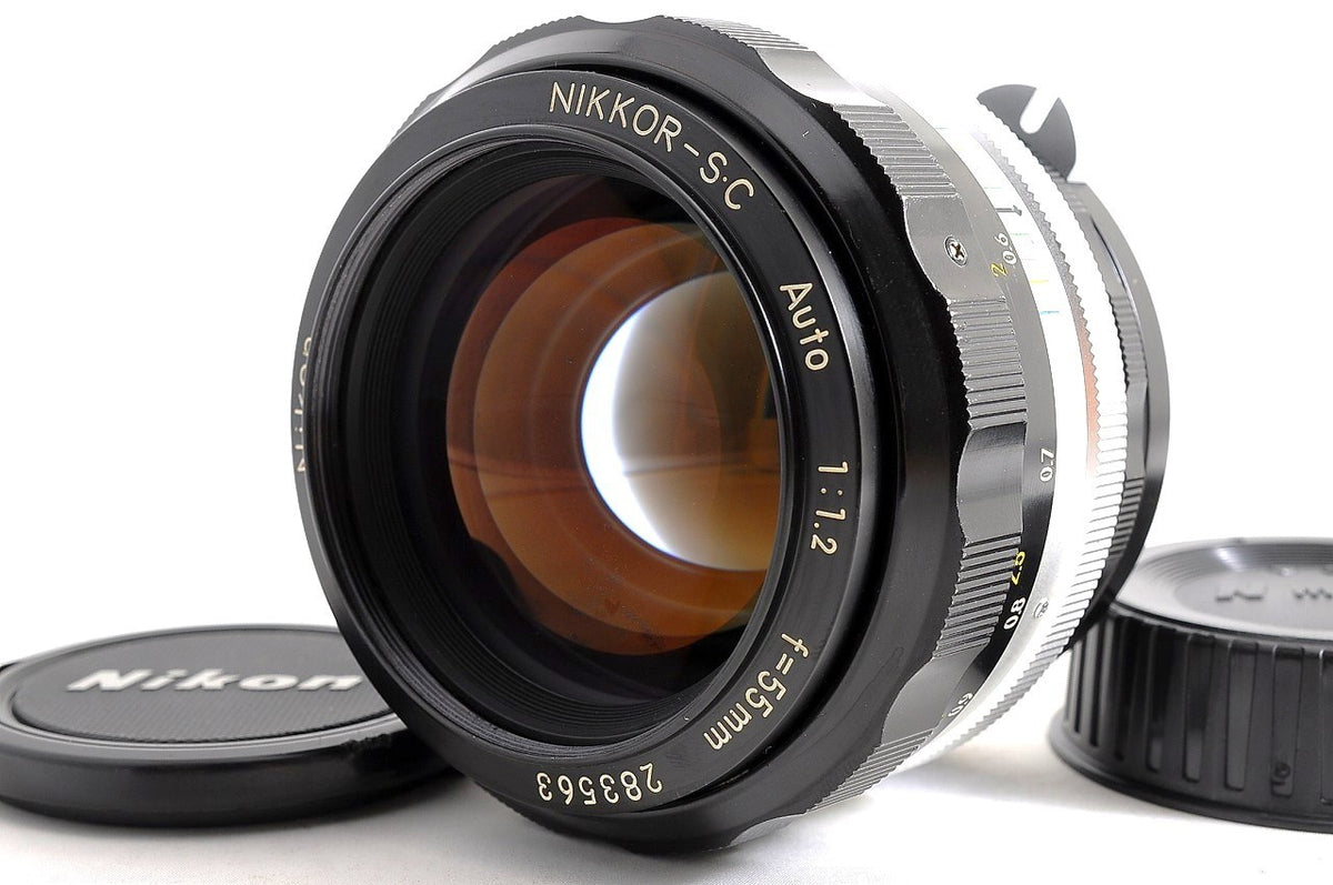 [Mint w/ Caps] Nikon NIKKOR-S.C Auto 55mm f1.2 Fast MF Standard Prime Lens Japan