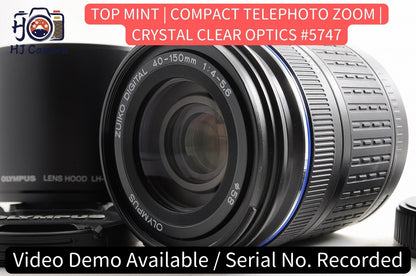 [TOP MINT Hood] Olympus Zuiko Digital ED 40-150mm f/4-5.6 Four Thirds Japan