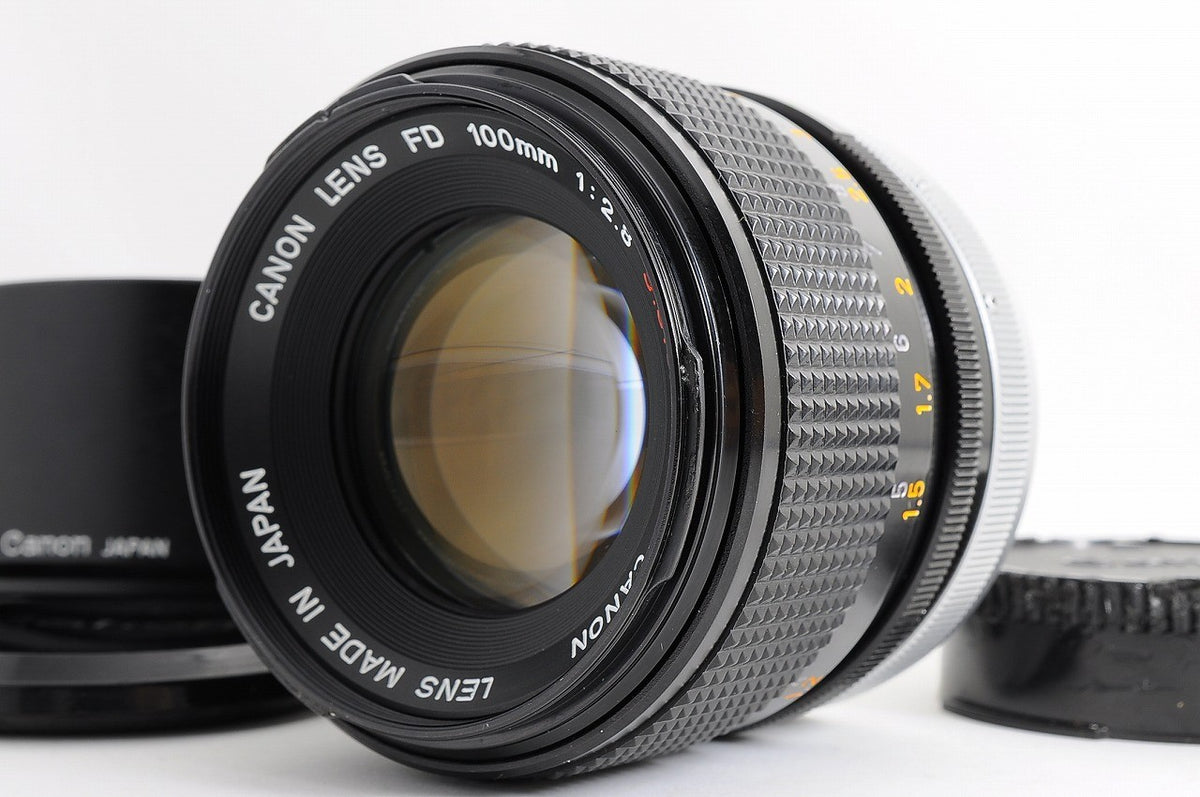 [Mint BT-55 Hood] Canon FD 100mm f/2.8 S.S.C. SSC Telephoto MF Canon FD Japan