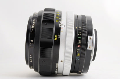 [Near Mint+ Case] Nikon Non-AI Nikkor-H Auto 85mm f/1.8 Fast MF Lens Nikon Japan