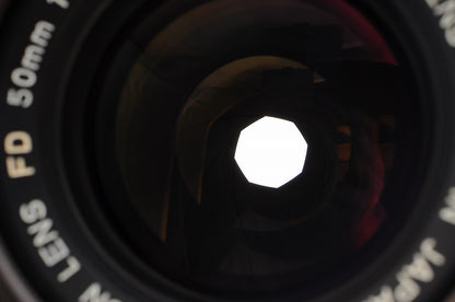 [Top Mint Caps] Canon New FD nFD 50mm f/1.4 Fast MF Lens Canon FD Mount Japan