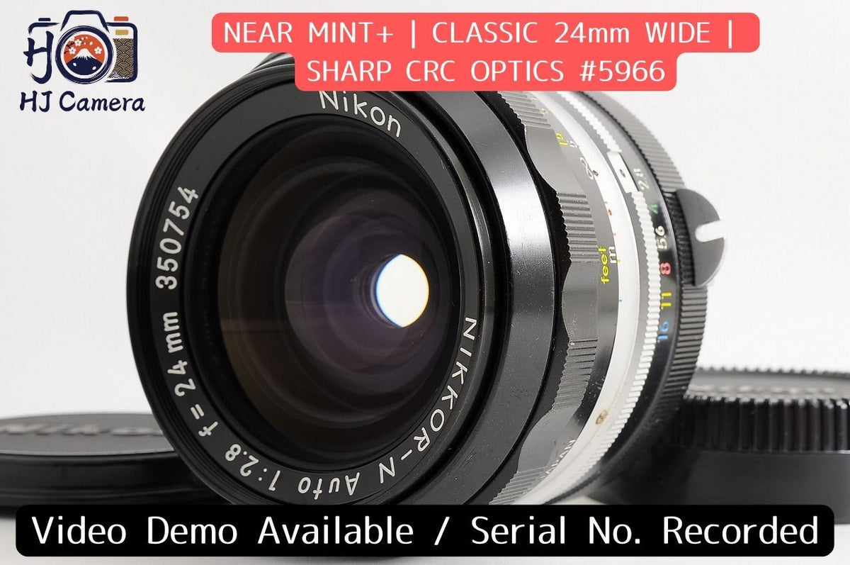 [NEAR MINT+] Nikon Non-AI Nikkor-N Auto 24mm f/2.8 Wide MF Lens Nikon F From Jp