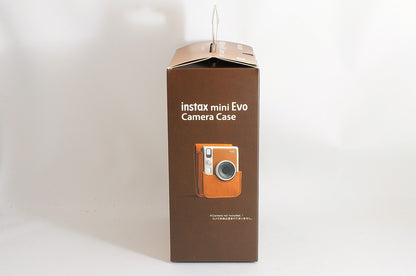 [Brand New] Fujifilm Instax Mini Evo Hybrid Camera w/ Genuine Case Brown Japan