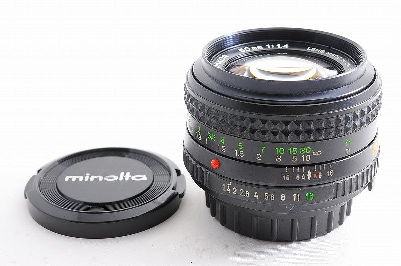 [NEAR MINT+] Minolta MD Rokkor 50mm f/1.4 Fast MF Lens Minolta MD Mount Japan